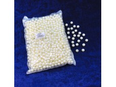 DÖKME İNCİ DELİKLİ 10MM - 500GR BEYAZ  2. MAL