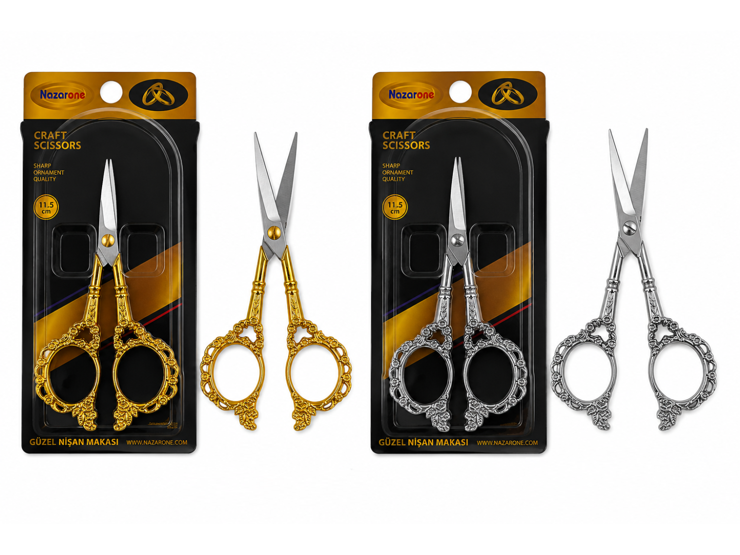 NİŞAN MAKAS K-44 GOLD/SILVER