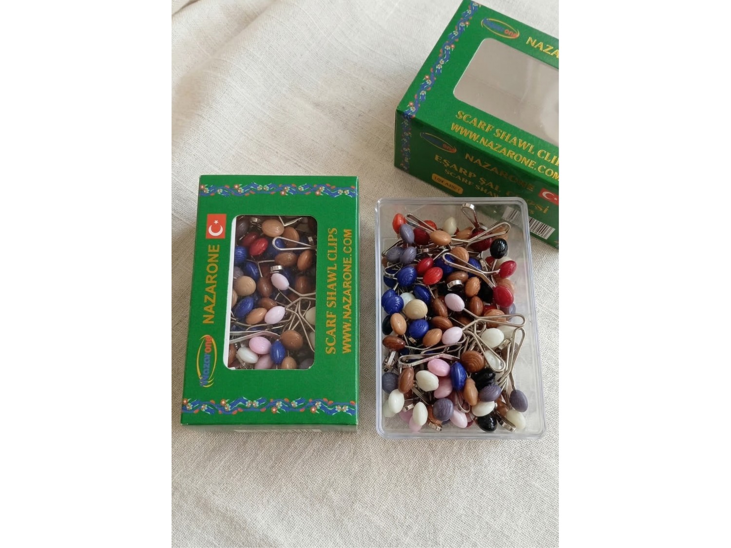 EŞARP İĞNE KISKAÇ KLİPS 100'LÜ (3183-5)