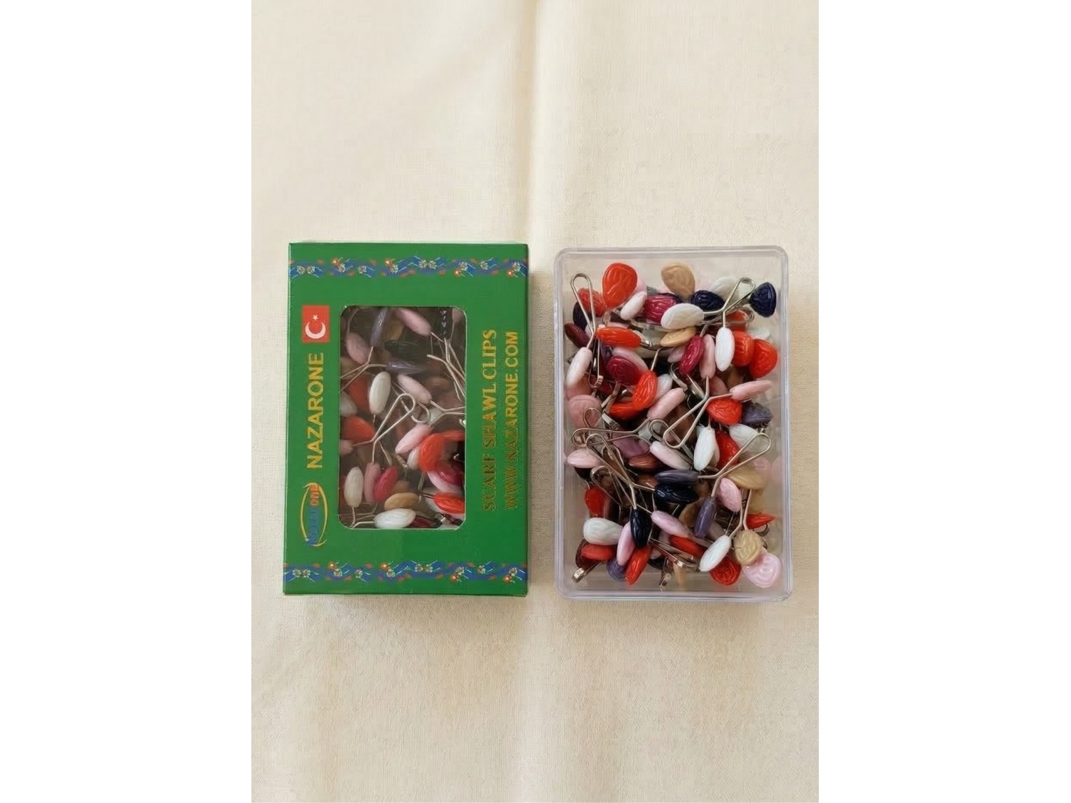 EŞARP İĞNE KISKAÇ KLİPS 100'LÜ (3183-2)