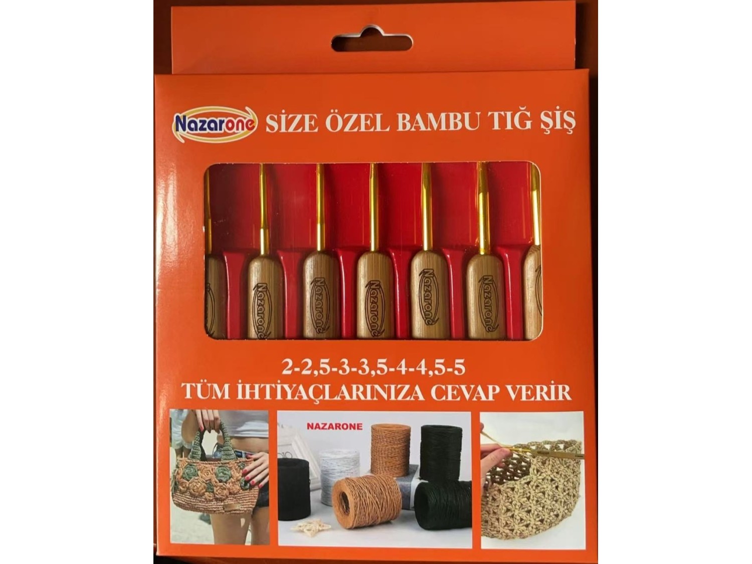 BAMBU ÖRGÜ TIĞ ŞİŞ SET  ( 2.0-5.0 ) 
