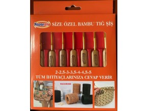 BAMBU ÖRGÜ TIĞ ŞİŞ SET  ( 2.0-5.0 ) 